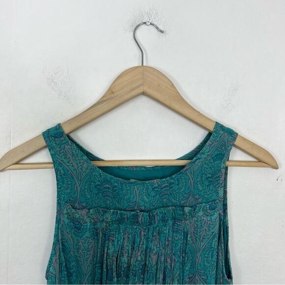 Label By Ritu Kumar Turquoise Sleeveless Dress Size 2 NWT - Picture 3 of 14